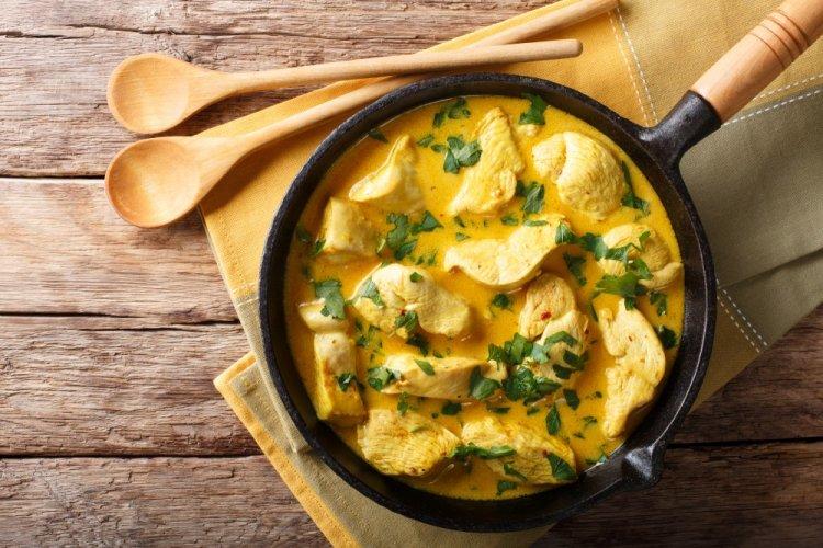 ПП карри из куриных бедрышек с кокосовым молоком