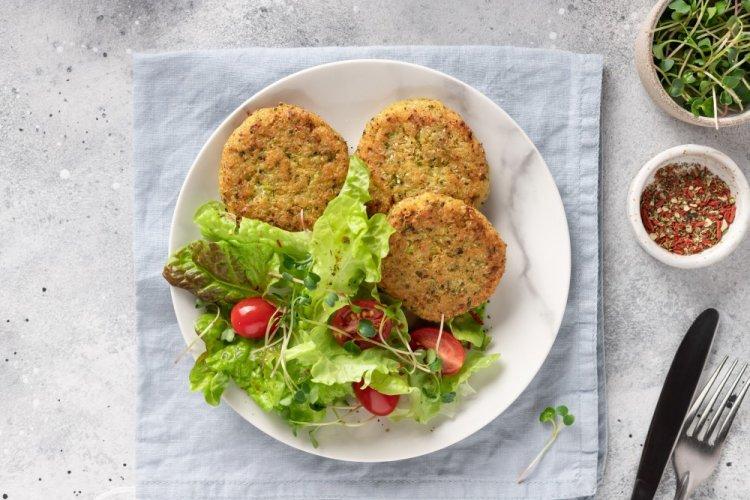 ПП котлеты из брокколи и овсянки