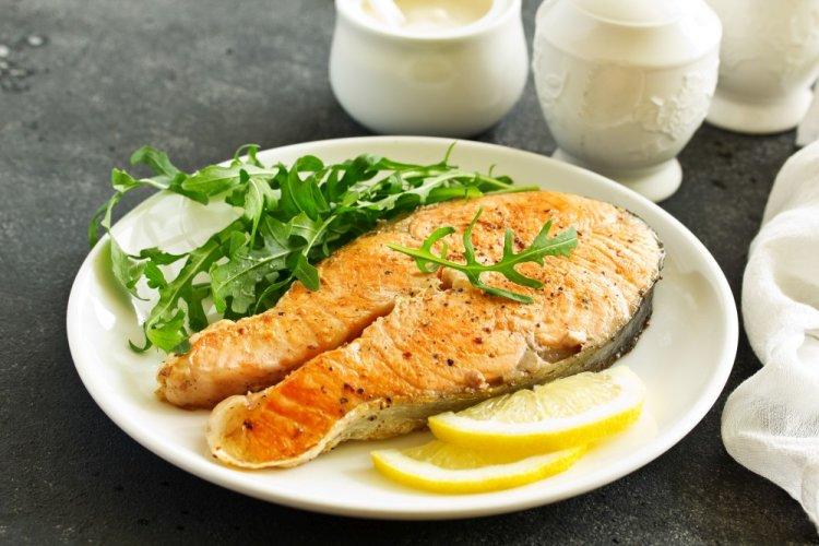 Стейки форели с лимоном и тимьяном