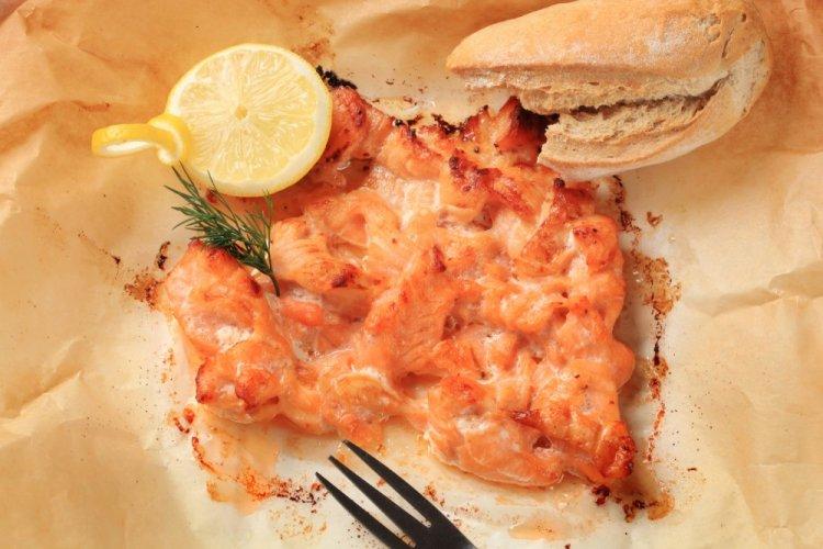 ПП форель кусками с лимонной цедрой