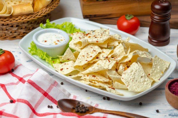 Чипсы из лаваша с прованскими травами в аэрогриле