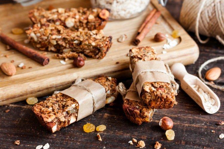 Злаковые батончики-мюсли с медом
