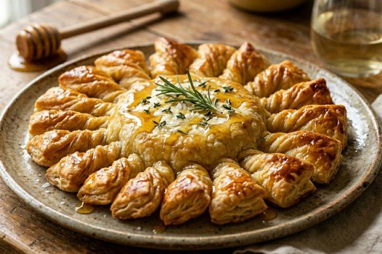 Лепешки роти с камамбером
