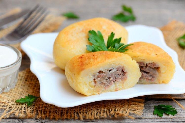 Картофельные котлеты с фаршем