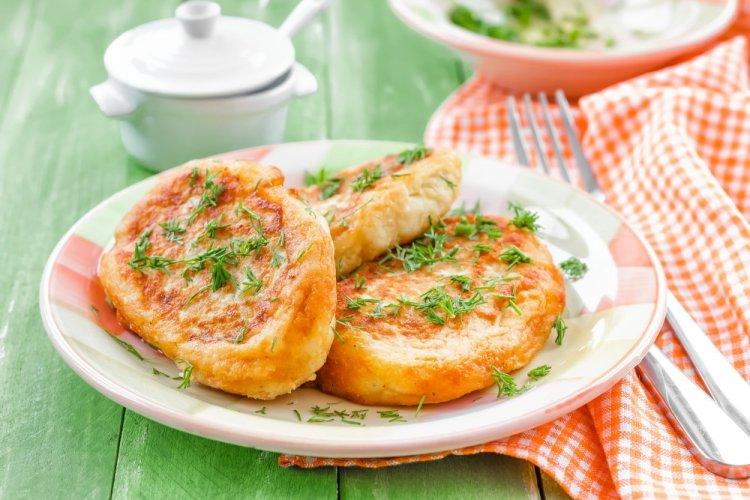 Картофельные котлеты с зеленью