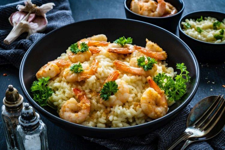 Классическое ризотто с креветками