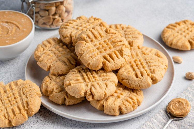 Печенье с арахисовой пастой на сливочном масле