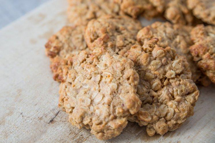 Печенье с арахисовой пастой и овсяными хлопьями