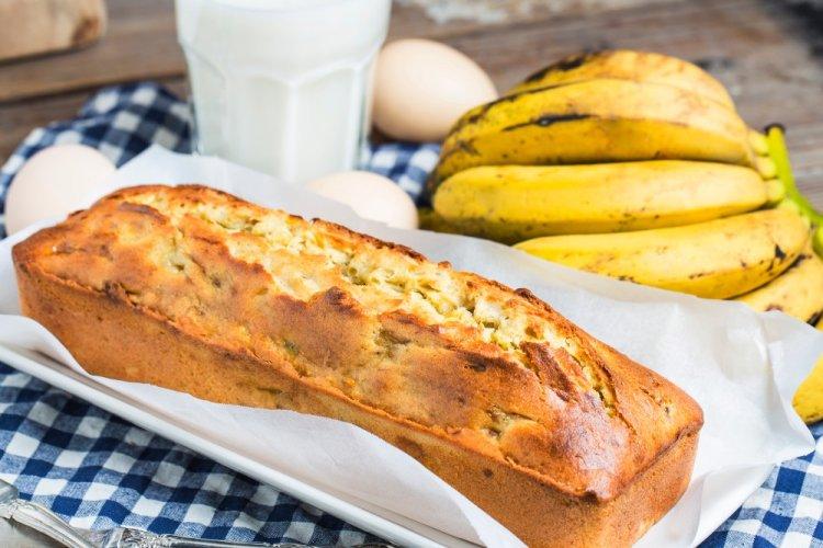 Банановый кекс на скорую руку