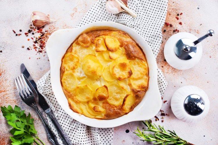 Картофельный гратен под сыром