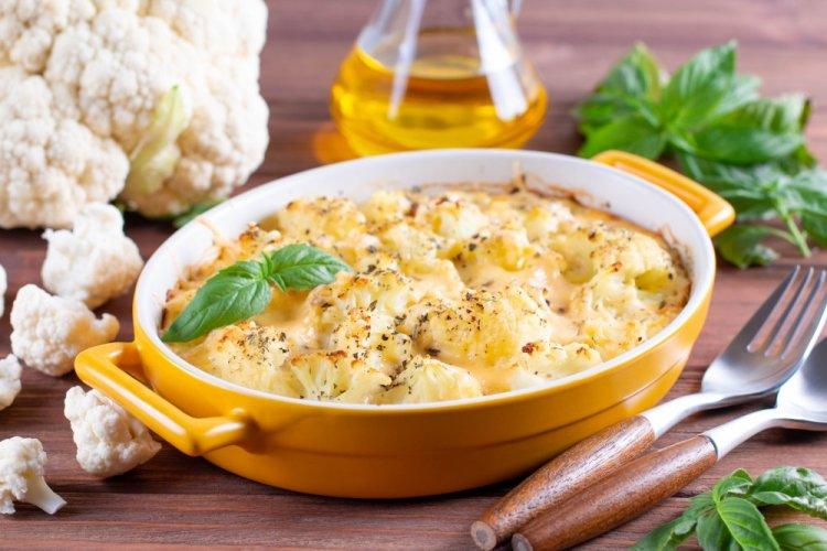 Запеканка из цветной капусты с сыром