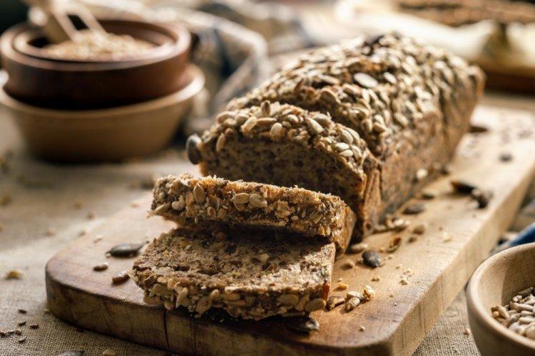 Хлеб из рисовой и гречневой муки с псиллиумом