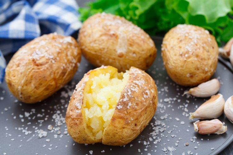 Картошка в мундире без фольги в аэрогриле