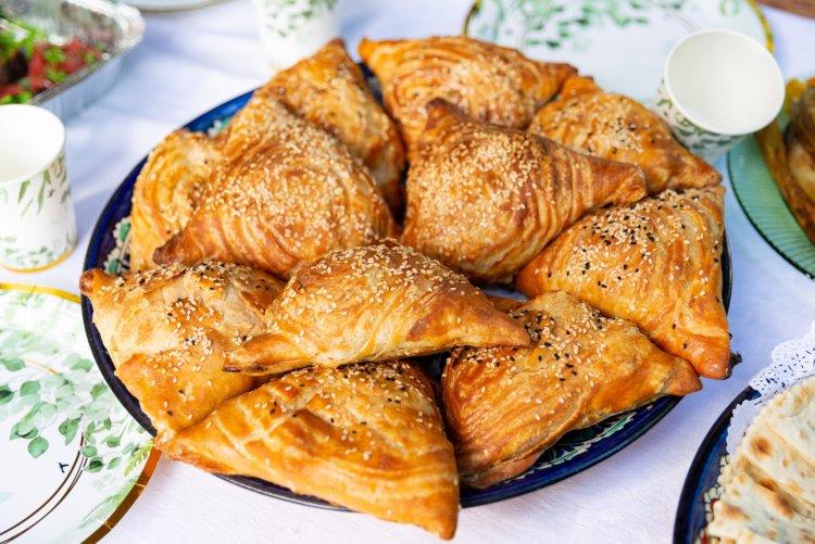 Самса из слоеного теста в аэрогриле