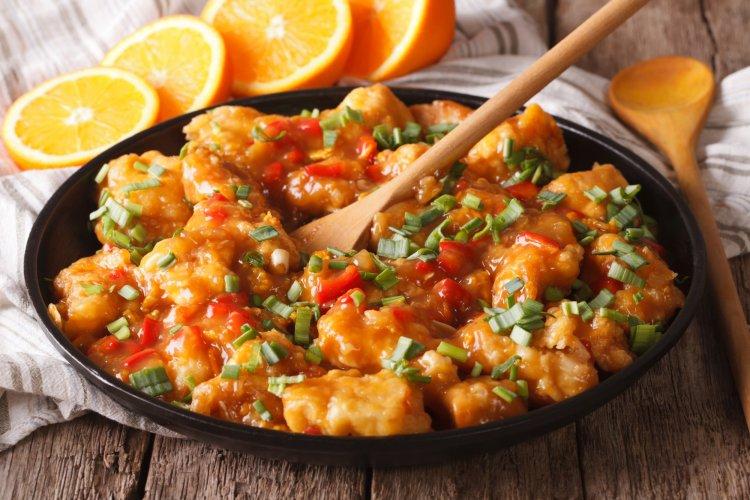 Апельсиновый кисло-сладкий соус для курицы