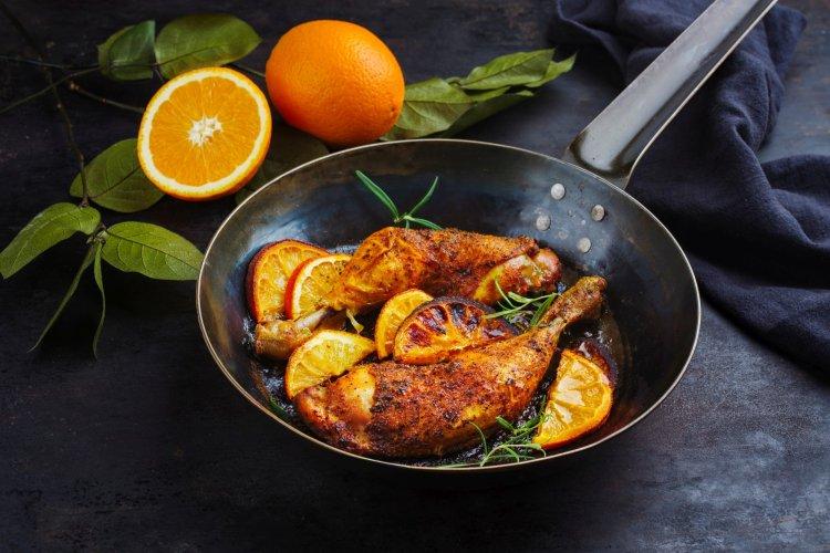 Апельсиновый маринад с горчицей для курицы