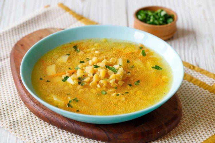 Гороховый суп с карри - рецепты