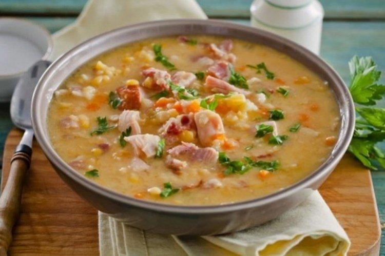 Гороховый суп в мультиварке - рецепты