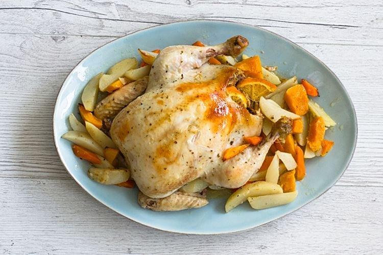 Курица в рукаве - Горячие блюда на Новый год 2021 рецепты