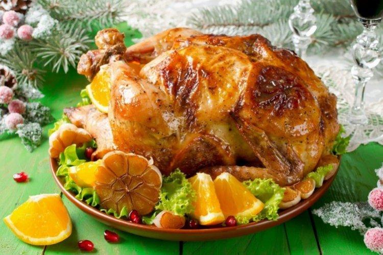 Курица в апельсинах - Горячие блюда на праздничный стол рецепты