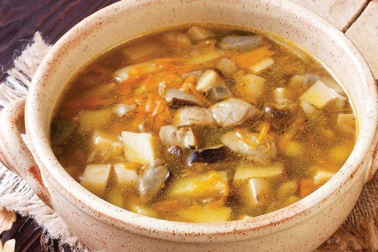 Грибной суп из белых замороженных грибов - рецепты