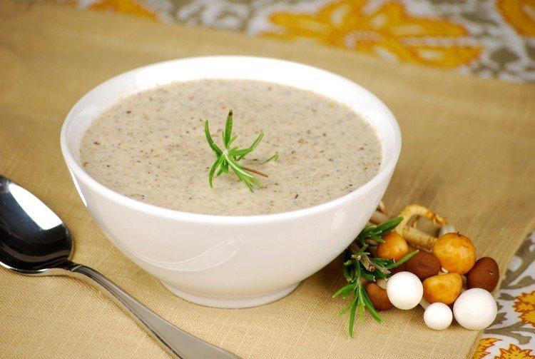Суп-пюре из белых грибов - рецепты