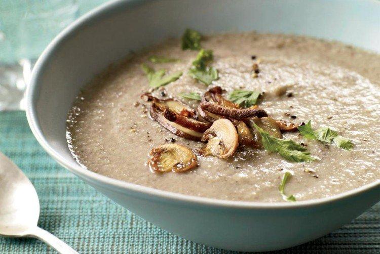 Грибной крем-суп без картофеля - рецепты