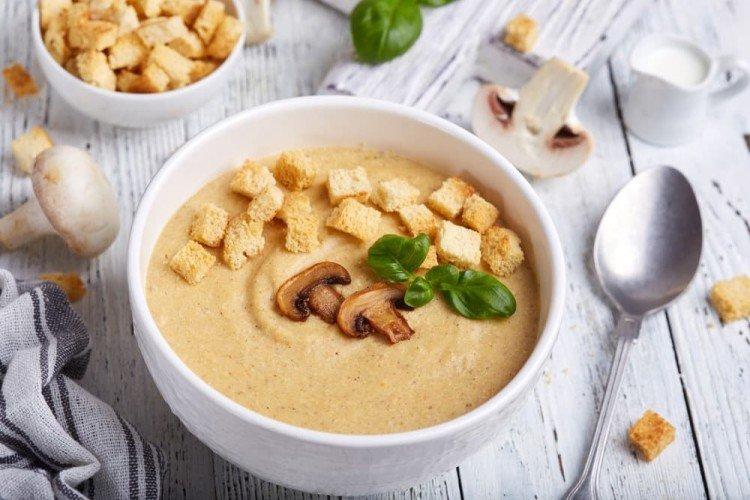 Грибной крем-суп с сельдереем - рецепты