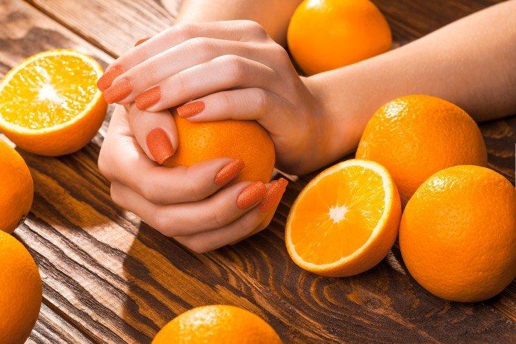 Апельсиновый сок - Как быстро отрастить ногти в домашних условиях