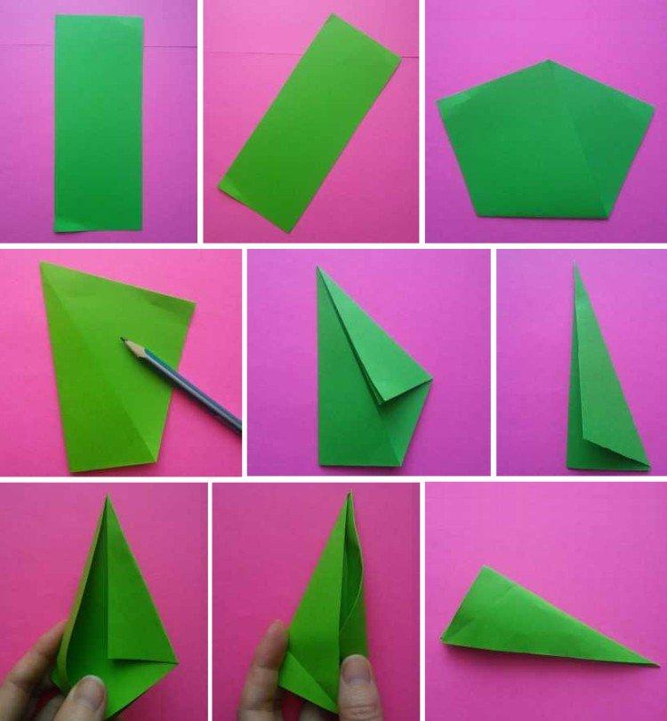 Как сделать когти из полоски бумаги