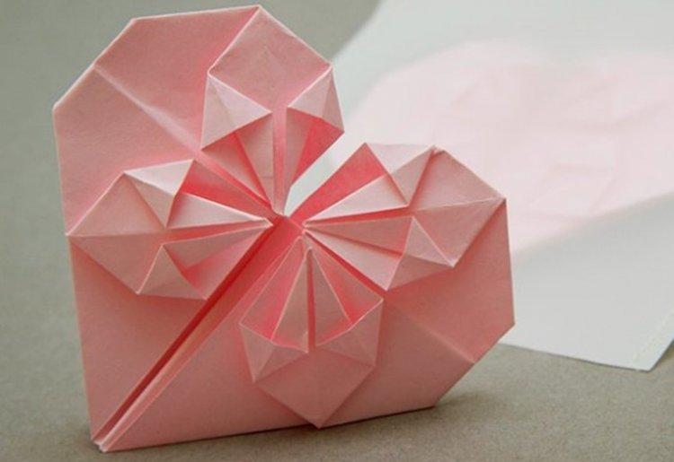 Модульное оригами Сердце – схема сборки, видео