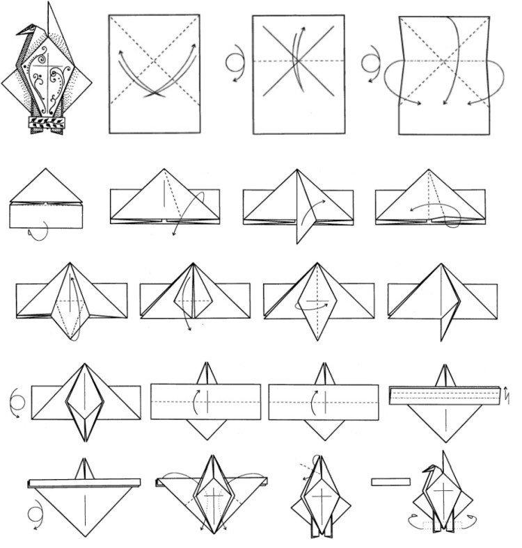 Как сделать журавля из бумаги оригами поэтапно. Как делать журавлика из бумаги а4. Оригами Журавлик Лис а4. Как сделать бумажного журавлика из листа а4. Как сделать журавля из бумаги а4.