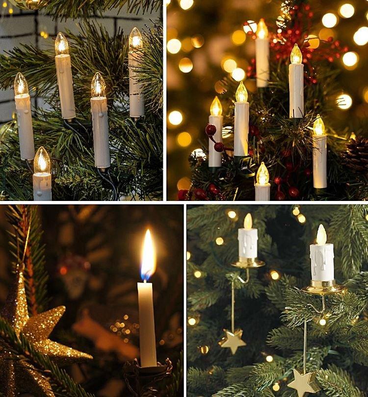 Свечи - Как украсить елку на Новый год 2021
