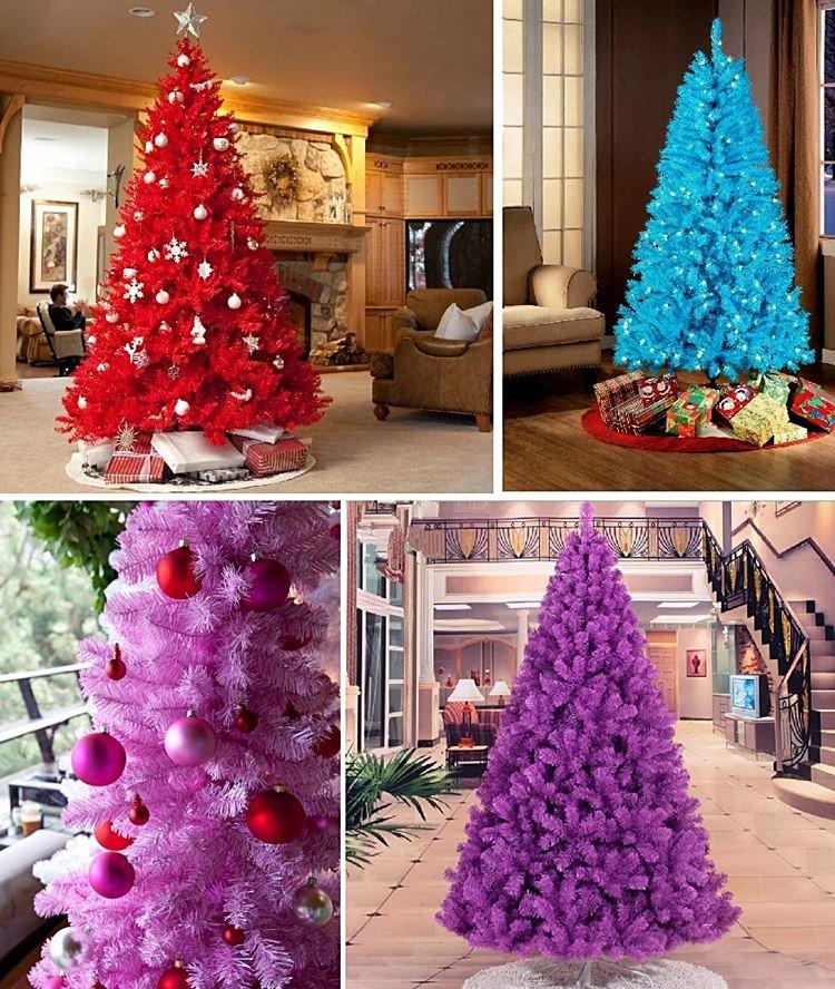 Цветная елка - Как украсить елку на Новый год 2021