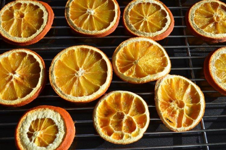 Сушеные апельсины за ночь - Как засушить апельсины для декора в духовке