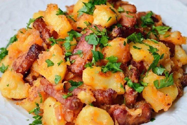 Картошка с мясом по-одесски в духовке - рецепты