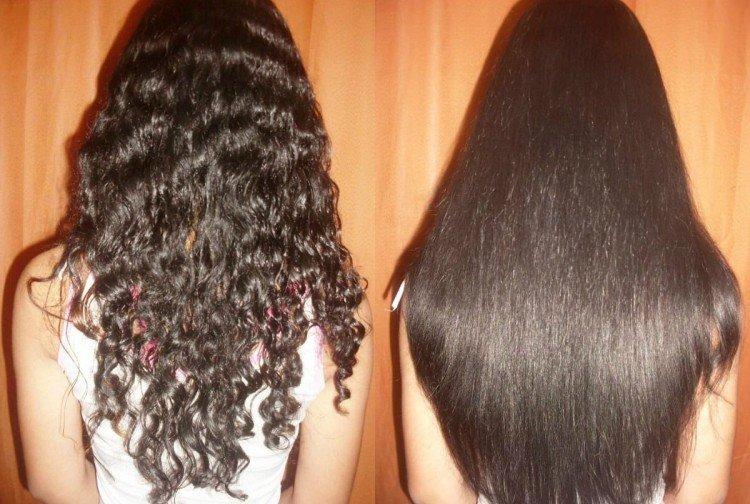 Бразильское и американское выпрямление - Кератиновое выпрямление волос