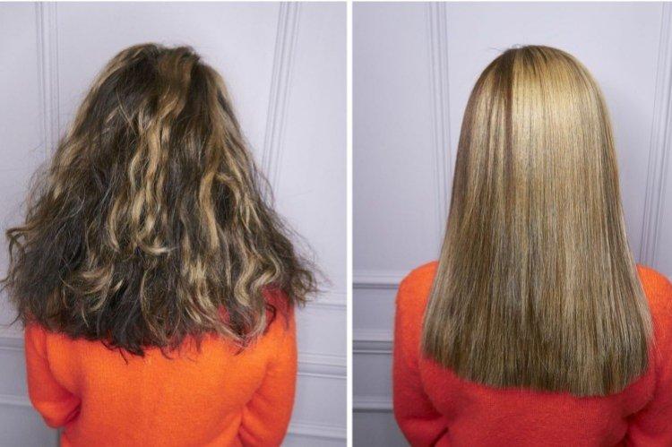 Сколько держится кератиновое выпрямление волос