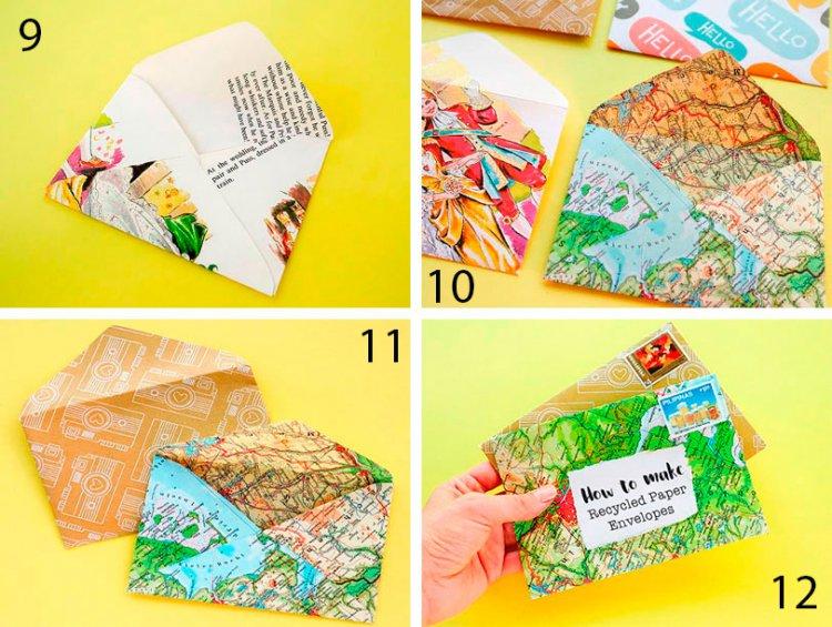 В чем хитрость использования крафт-бумаги для изготовления конверта для денег своими руками?