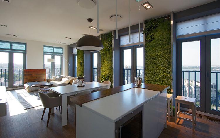 Квартира «Green Walls» - дизайн интерьера