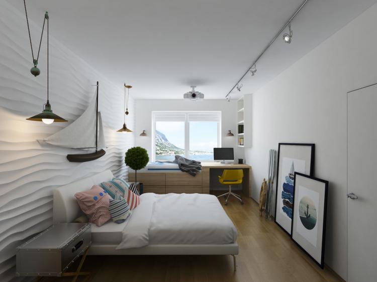 Квартира в морском стиле - дизайн интерьера