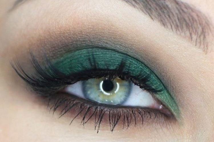 Зеленые тени - Ошибки макияжа для зеленых глаз