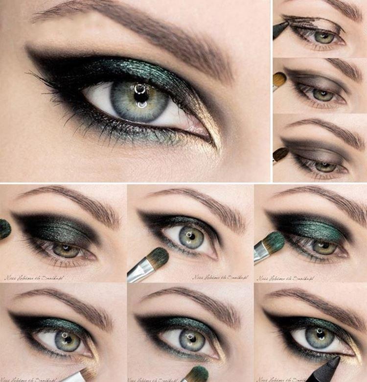 Как подобрать цвета косметики для макияжа зеленых глаз?