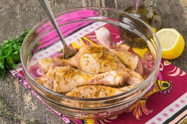Маринад для курицы с горчицей в духовке - рецепты