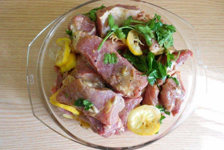 Лимонный маринад для шашлыка из свинины - рецепты