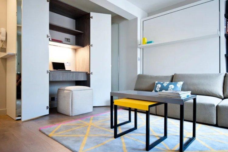 Шкаф-стол - Мебель-трансформер для малогабаритной квартиры