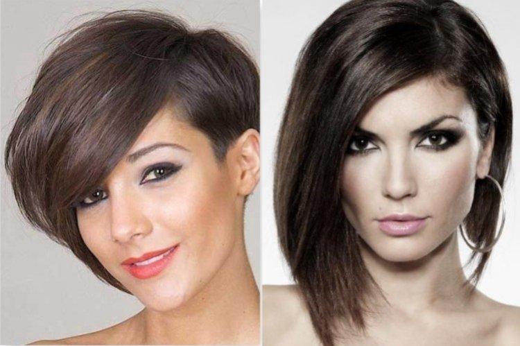 Асимметричные женские стрижки 2021 на средние волосы