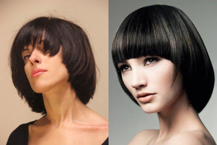 Сессон - Женские стрижки 2021 на средние волосы с челкой