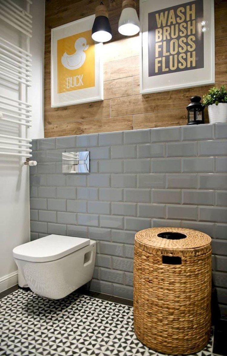 Керамическая плитка - отделка стен в туалете