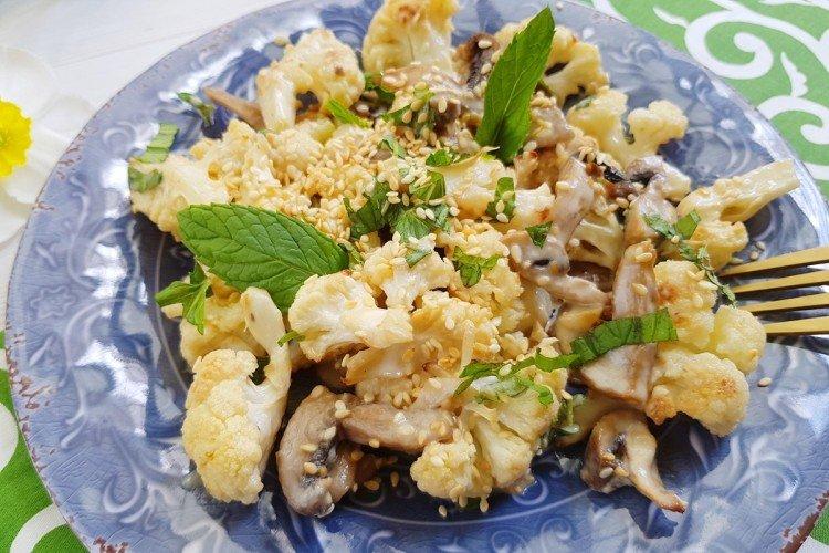 Овощной салат с грибами и оливками - рецепты